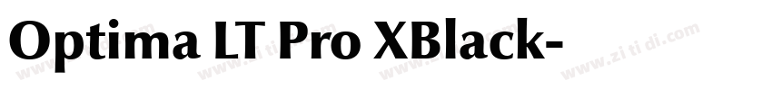 Optima LT Pro XBlack字体转换 Optima LT Pro XBlack字体转换